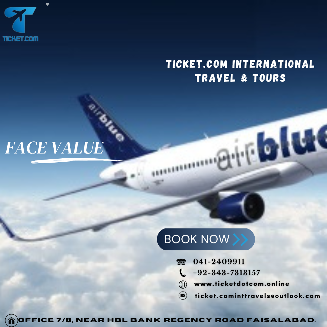 "Fly High with Blue Airlines: Book Your Tickets Now!"